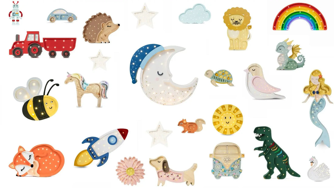 Nočné Lampy Little Lights: Magické Osvetlenie pre Deti