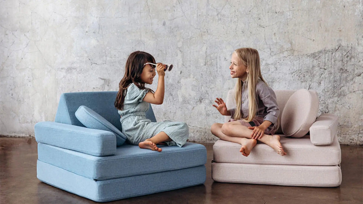 Conjuntos de asiento y juego Shappy para niños activos