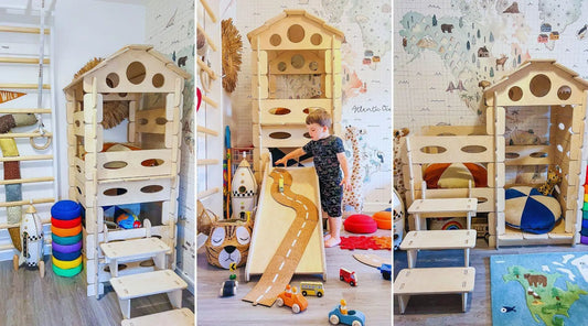 Créez votre propre royaume avec Katehaa Toys : Kit Montessori en bois pour développer la créativité et l'espace