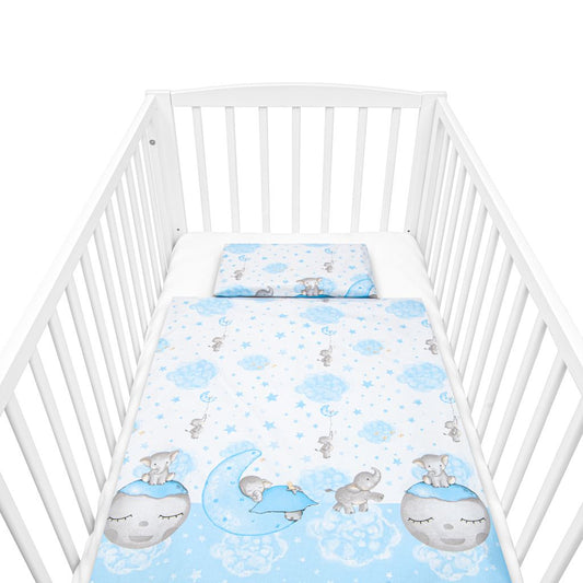 2-dielne posteľné obliečky New Baby 90/120 cm Sloníky - Dojčenské potreby|Súpravy do postieľky|Posteľné obliečky do postieľky - NEW BABY - KiiDS.SHOP