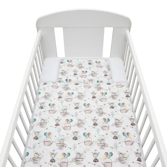 2-dielne posteľné obliečky New Baby Mouse Mia 90/120 cm - EMPTY - NEW BABY - KiiDS.SHOP