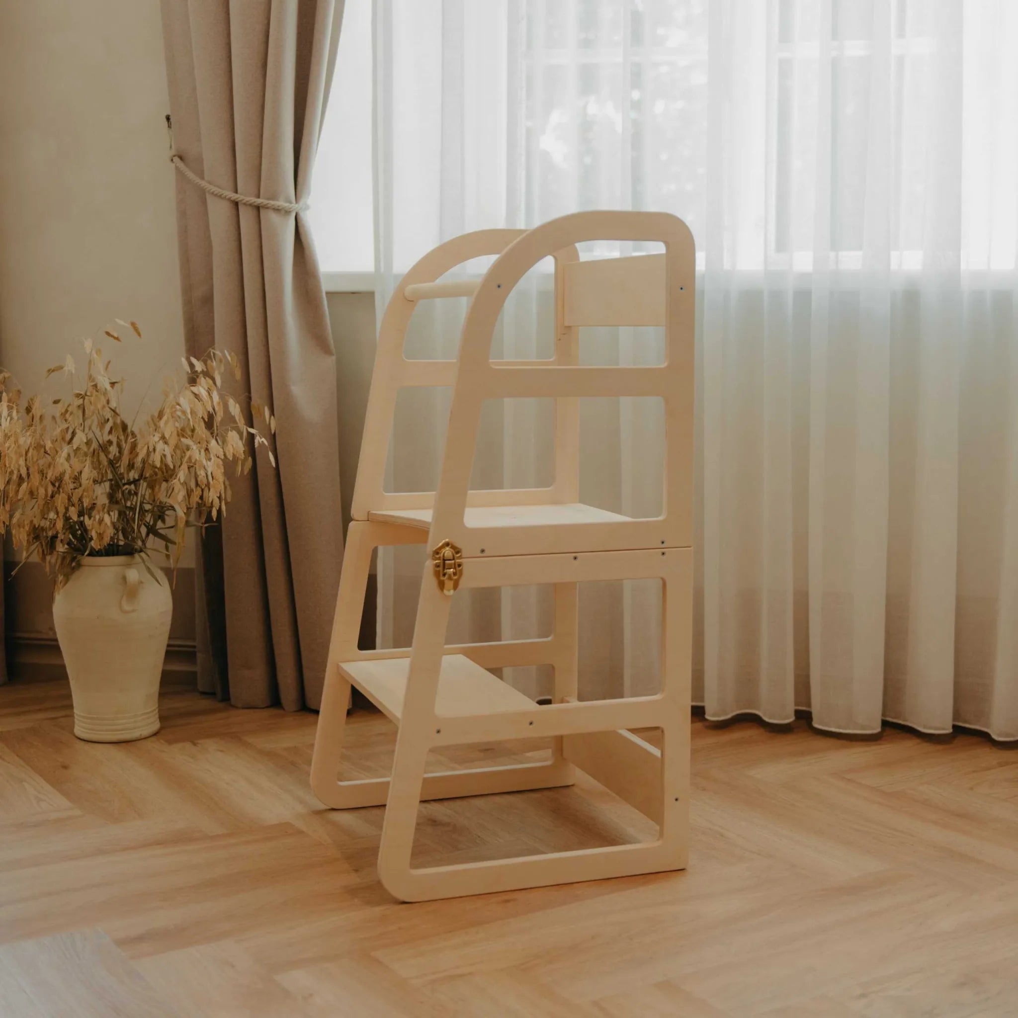 2v1 Transformovateľná Kuchynská Stolička - Veže - Leg&go