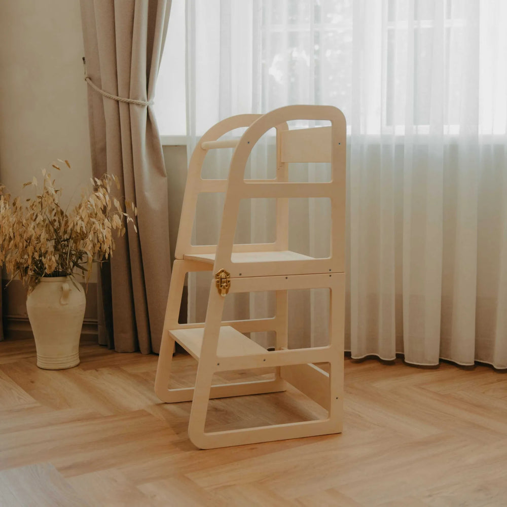 2v1 Transformovateľná Kuchynská Stolička - Veže - Leg&go