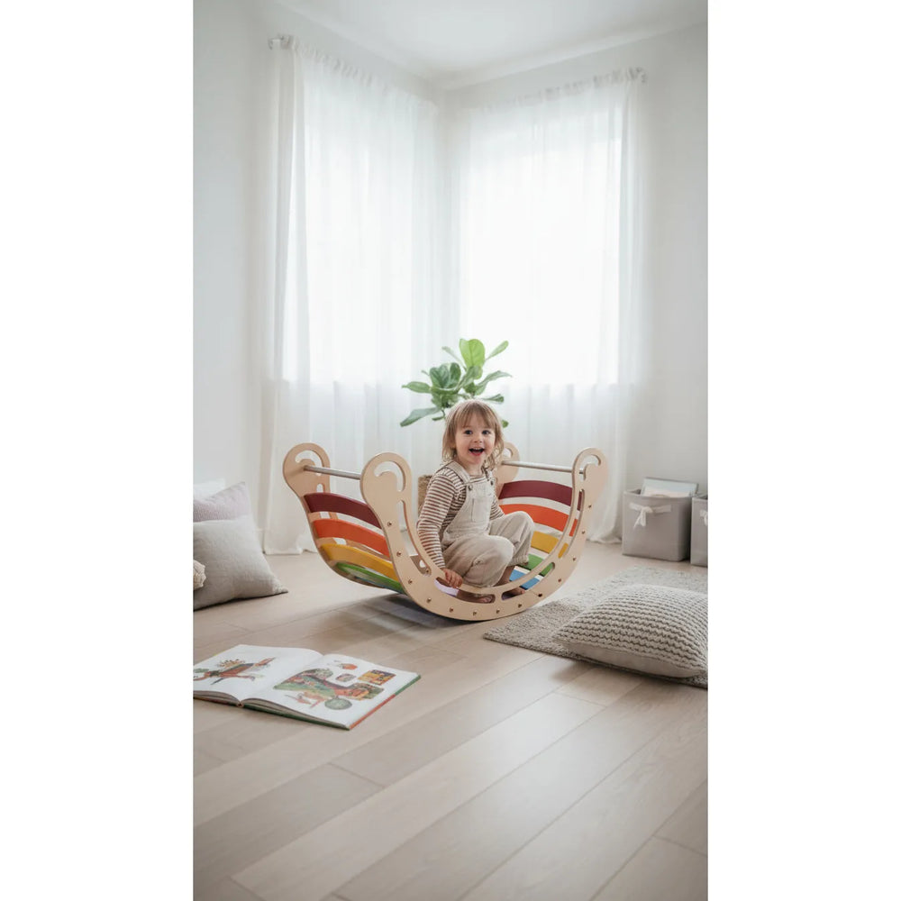 2v1 Transformovateľná Kuchynská Stolička - Veže - Leg&go