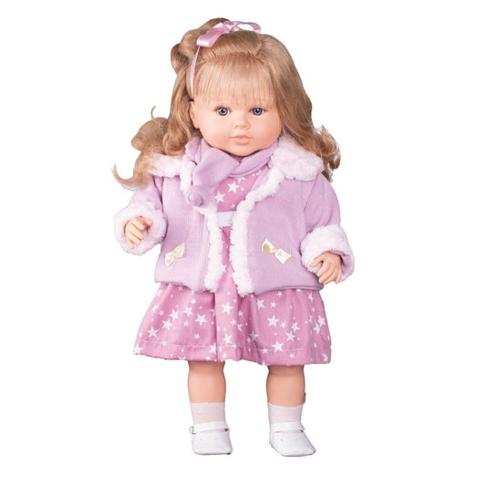 Luxusná hovoriaca detská bábika-dievčatko Berbesa Kristýna 52cm - Bábiky spievajúce a hovoriace - Berbesa - KiiDS.SHOP