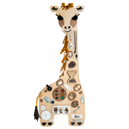 Montessori tabuľa - Žirafa Franka - Foxy Family - Montessori tabuľa - Foxy Family - KiiDS.SHOP