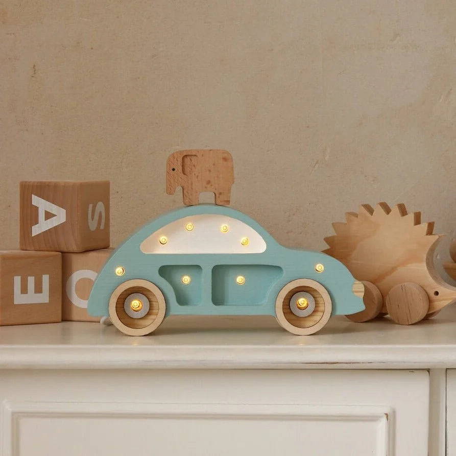 Auto Mini Beetle Lamp - Houten Lampen - Little Lights