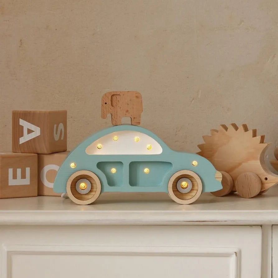Car Mini Beetle Lamp - Little Lights - Wooden Lamps