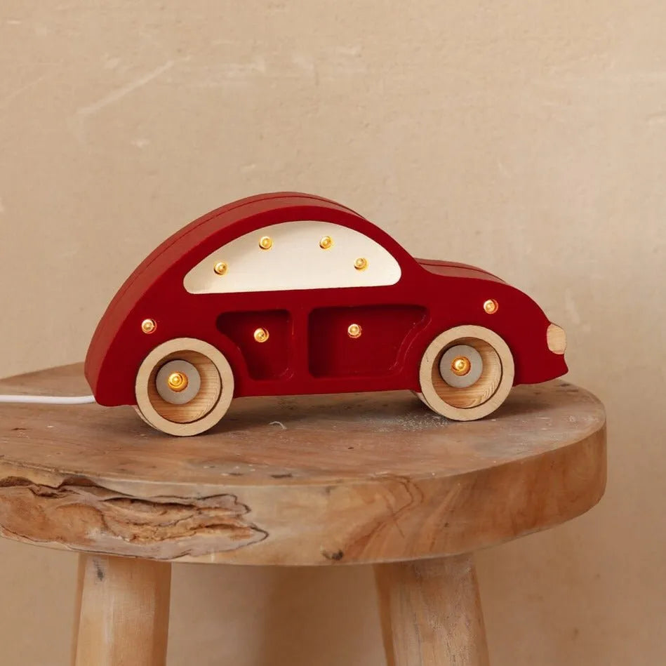 Car Mini Beetle Lamp - Little Lights - Wooden Lamps