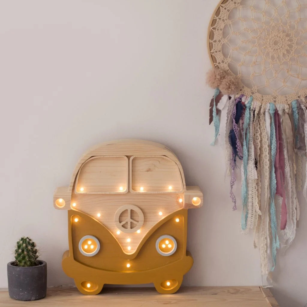 Bus Lamp - Houten Lampen - Little Lights
