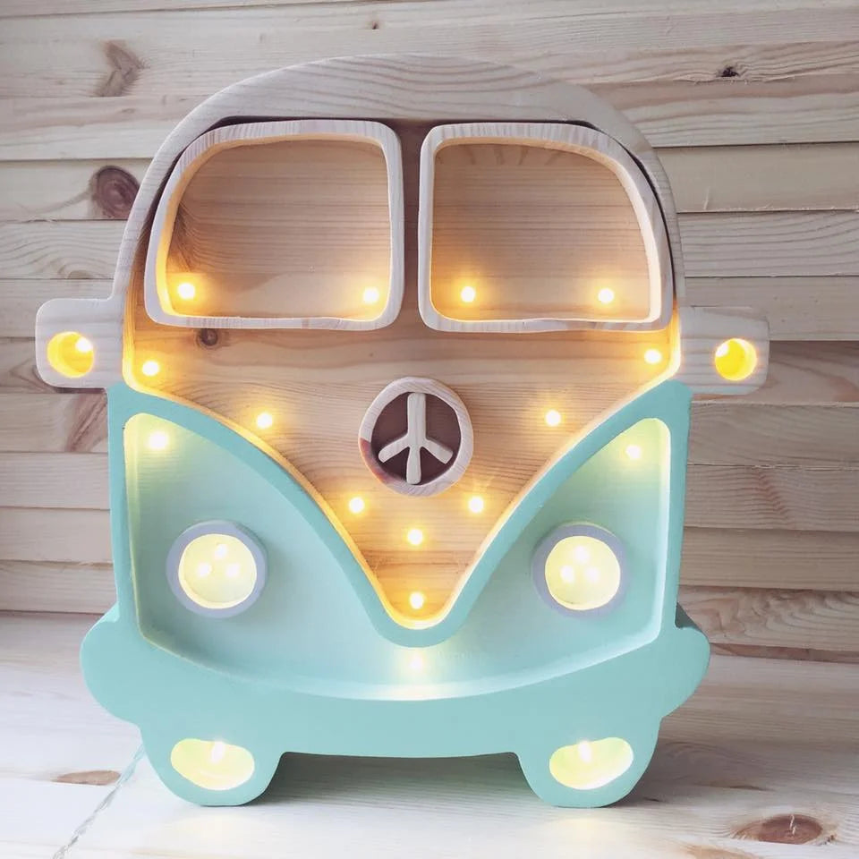 Bus Lamp - Houten Lampen - Little Lights