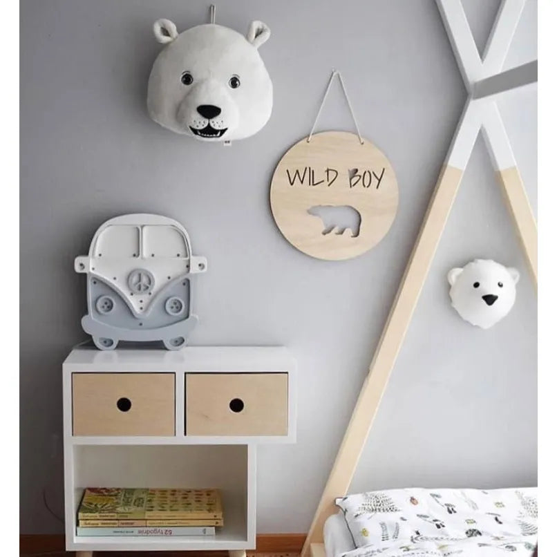 Lámpara de autobús - Luces pequeñas - Lámparas de madera