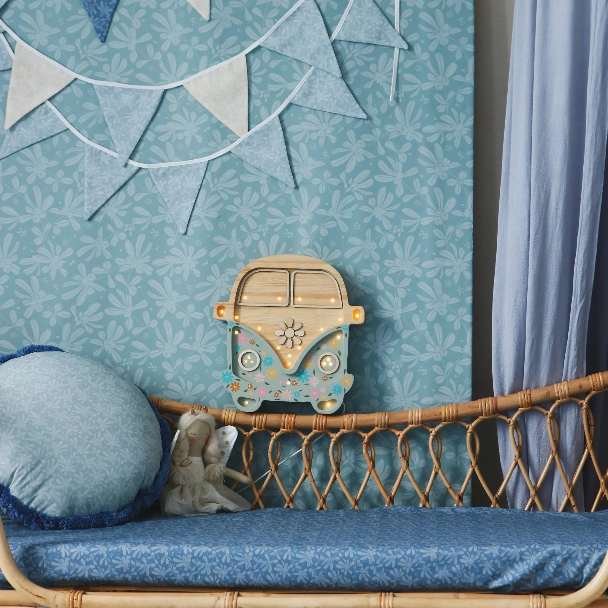 Lámpara de autobús - Luces pequeñas - Lámparas de madera