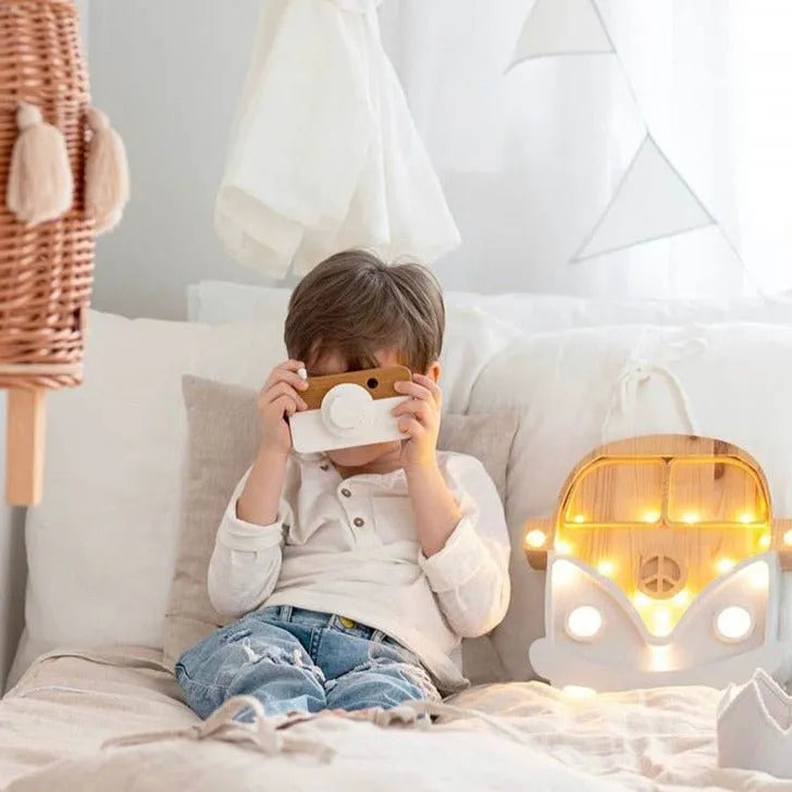 Lámpara de autobús - Luces pequeñas - Lámparas de madera