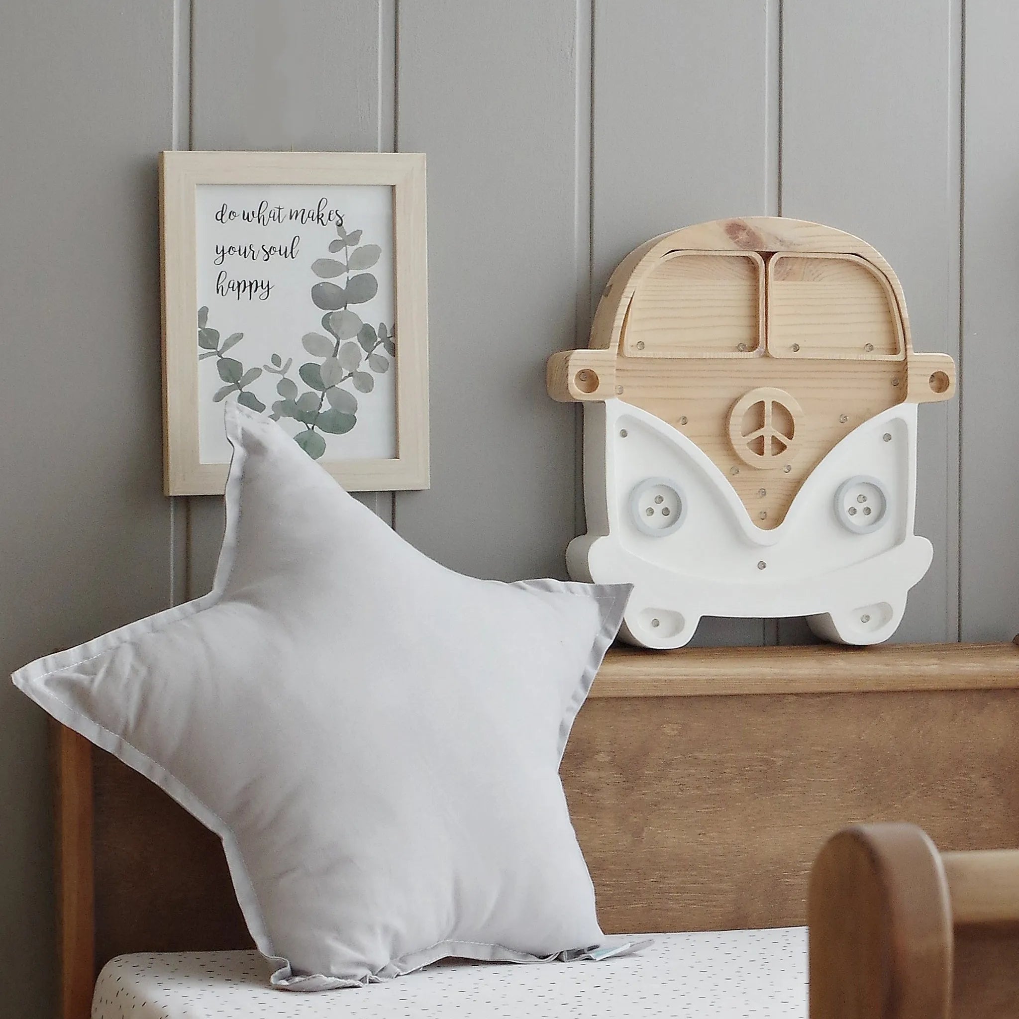 Lámpara de autobús - Luces pequeñas - Lámparas de madera