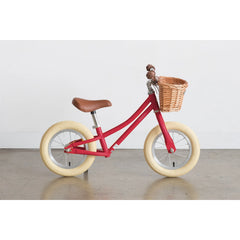 Balančný Bicykel Gingersnap 12’’ - červenoružový - Bobbin - Balančné Bicykle