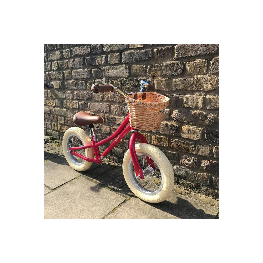 Balančný Bicykel Gingersnap 12’’ - červenoružový - Bobbin - Balančné Bicykle