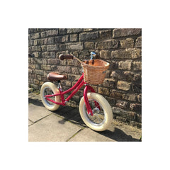 Balančný Bicykel Gingersnap 12’’ - červenoružový - Bobbin - Balančné Bicykle