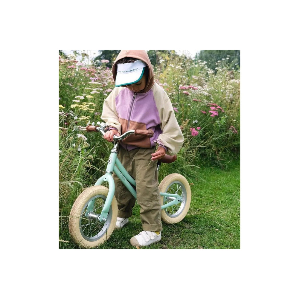 Balančný Bicykel Gingersnap 12’’ - Mätovo Zelený - Bobbin - Balančné Bicykle