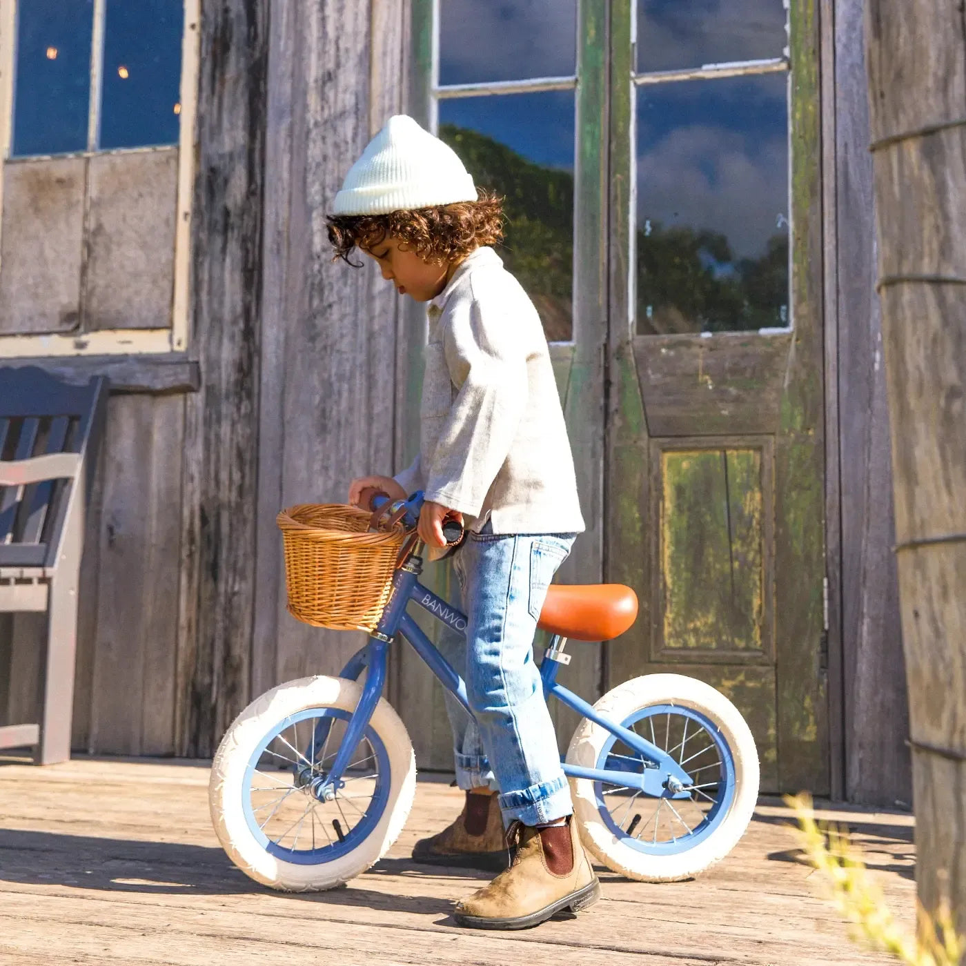 Balancecykel Vintage - Blå - Balancecykler - Banwood