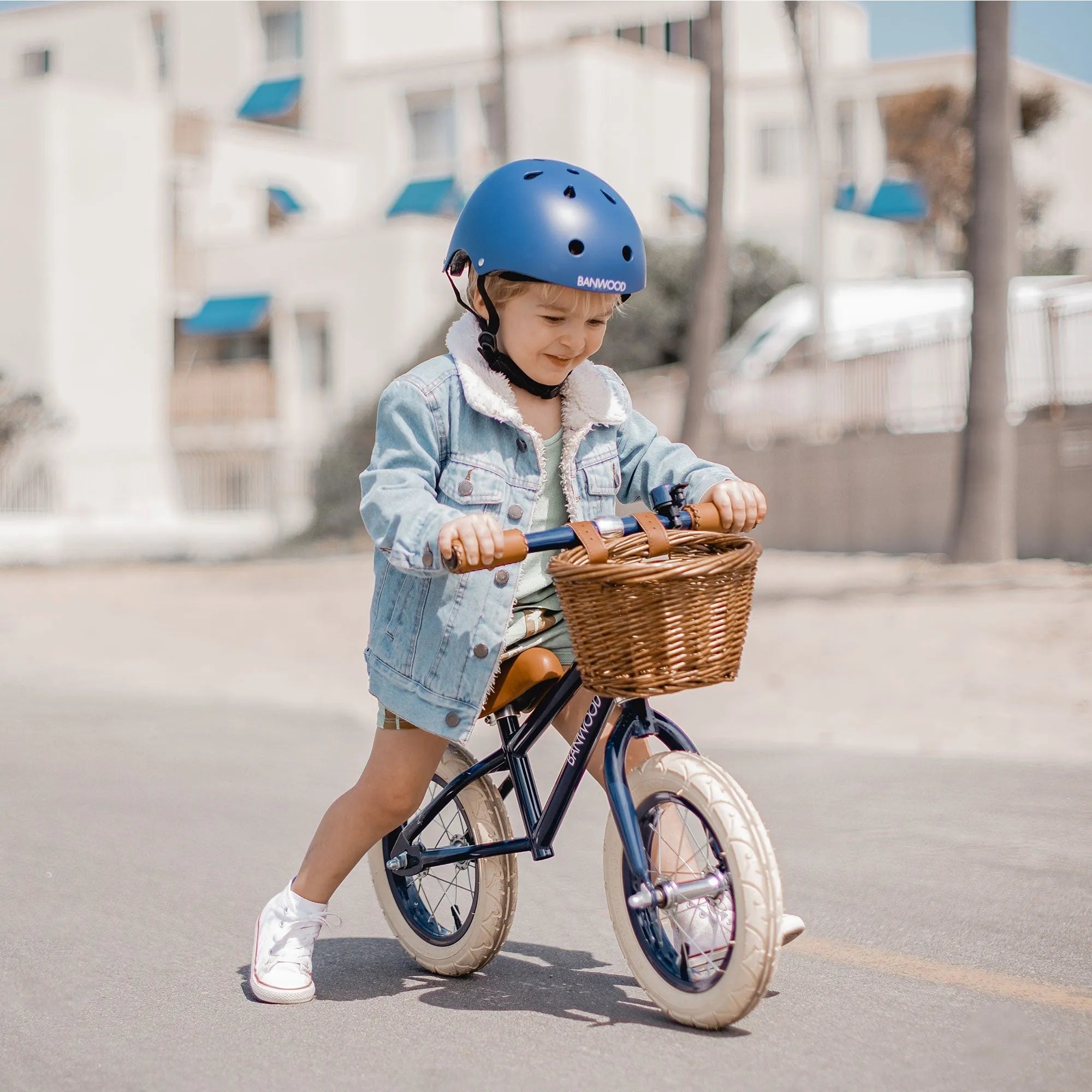 Balance Bike Vintage - Blue - Banwood - Balance Bikes