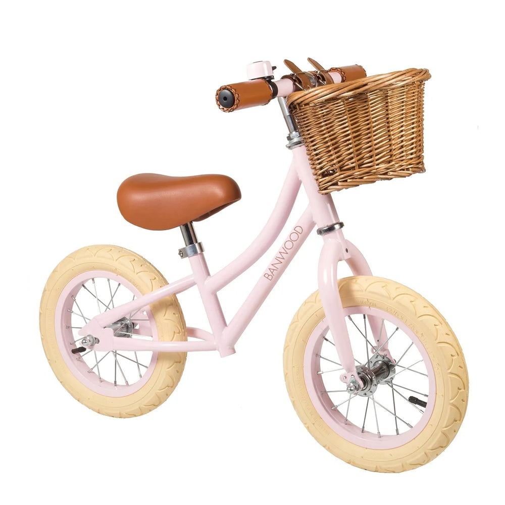Vintage løbecykel - Rosa - Banwood - Løbehjul
