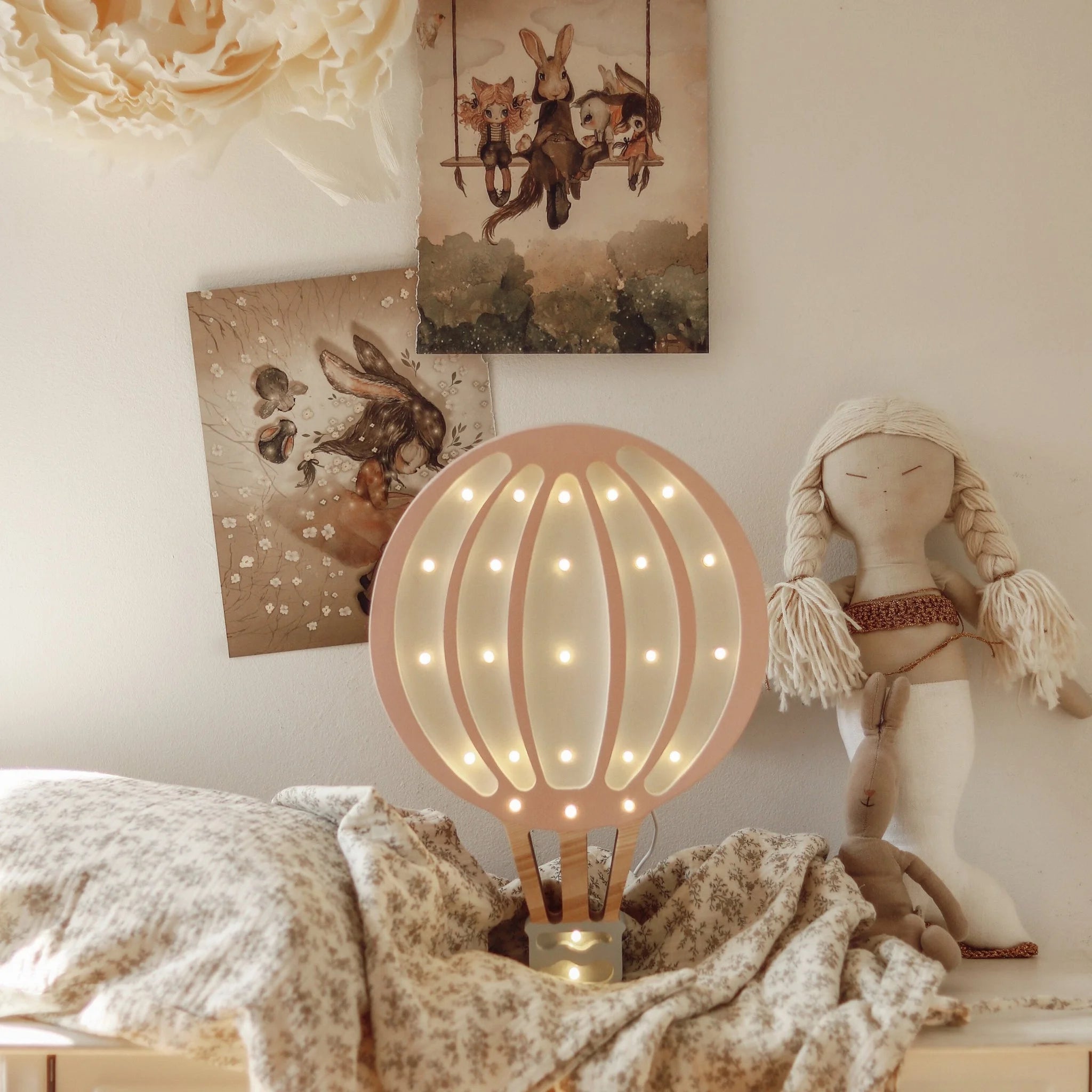 Balloon Lamp - Wooden Lamps - Little Lights
