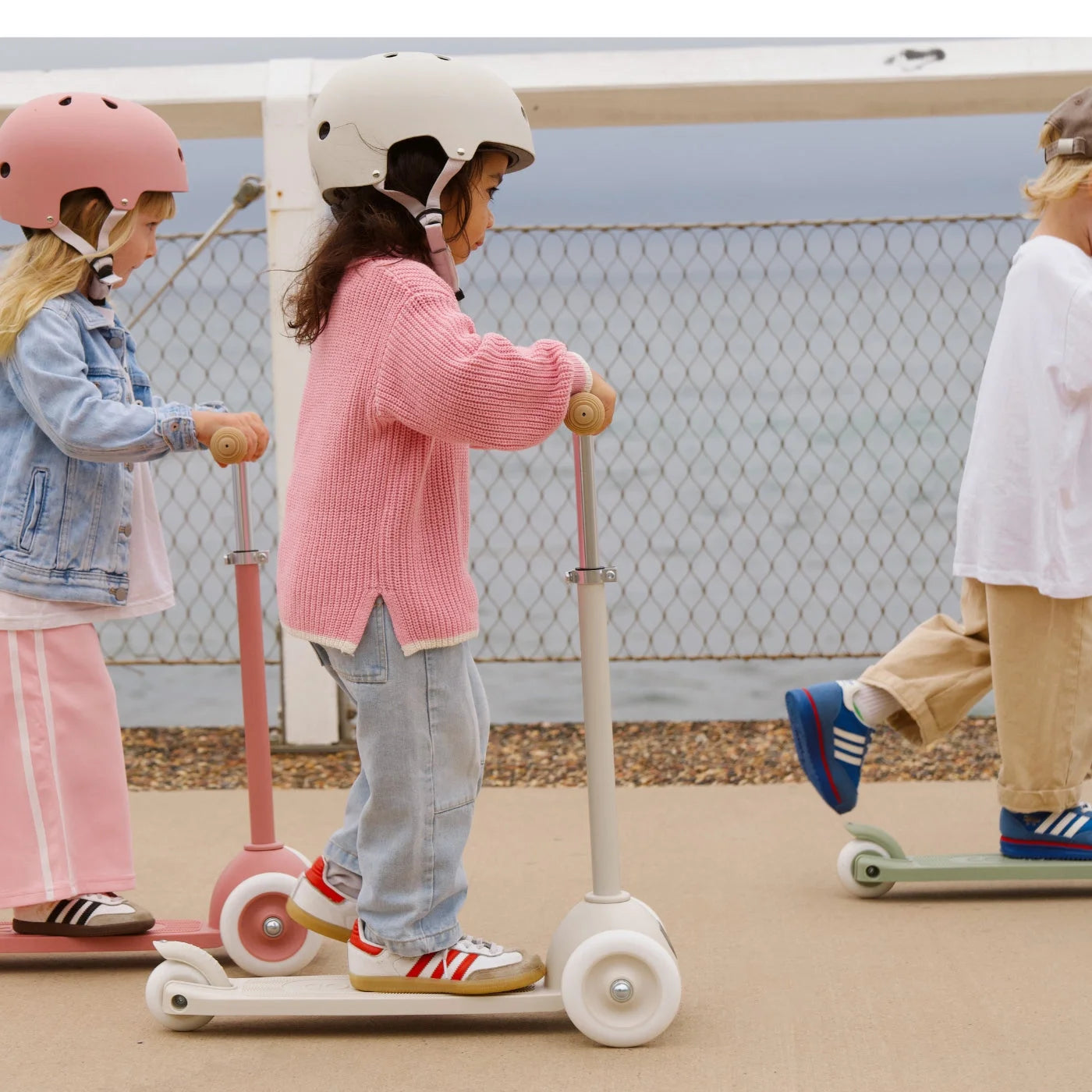 Banwood Eco Trehjulet Scooter - Ivory - Scootere