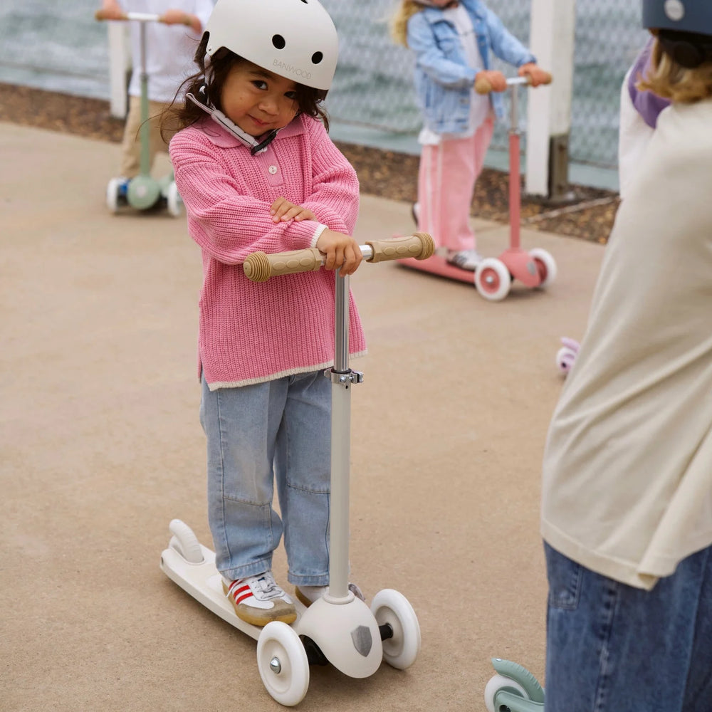 Banwood Eco Trehjulet Scooter - Ivory - Scootere