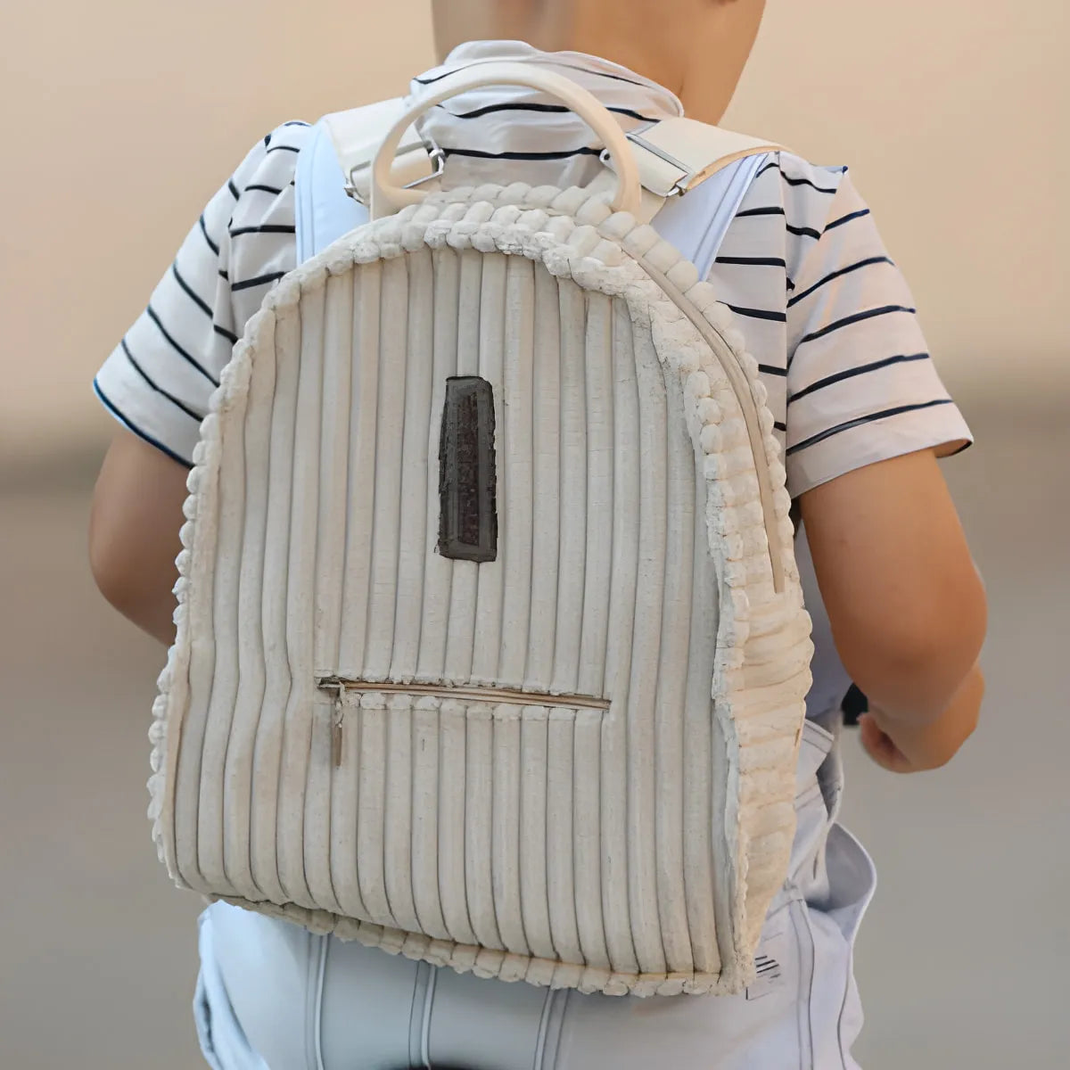 Rucksack mit Buchstaben - Weiß - Muzpony - Namensrucksäcke