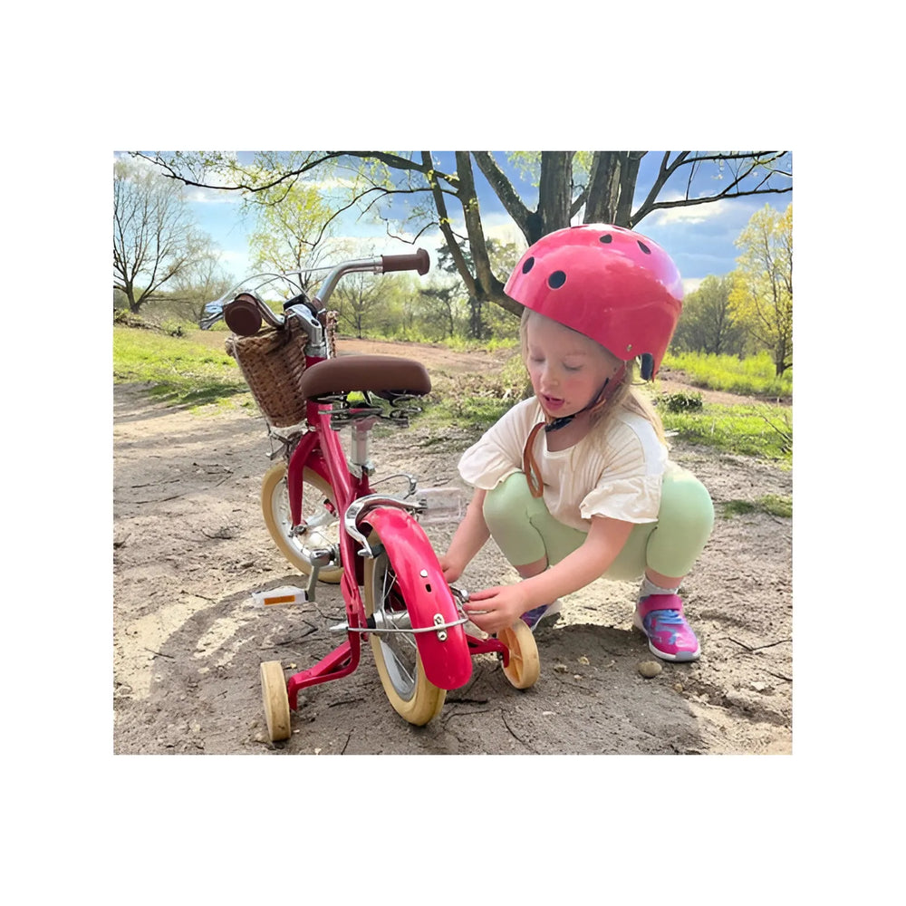 Gingersnap 12'' bicycle - red-pink - Bobbin - Bicycles
