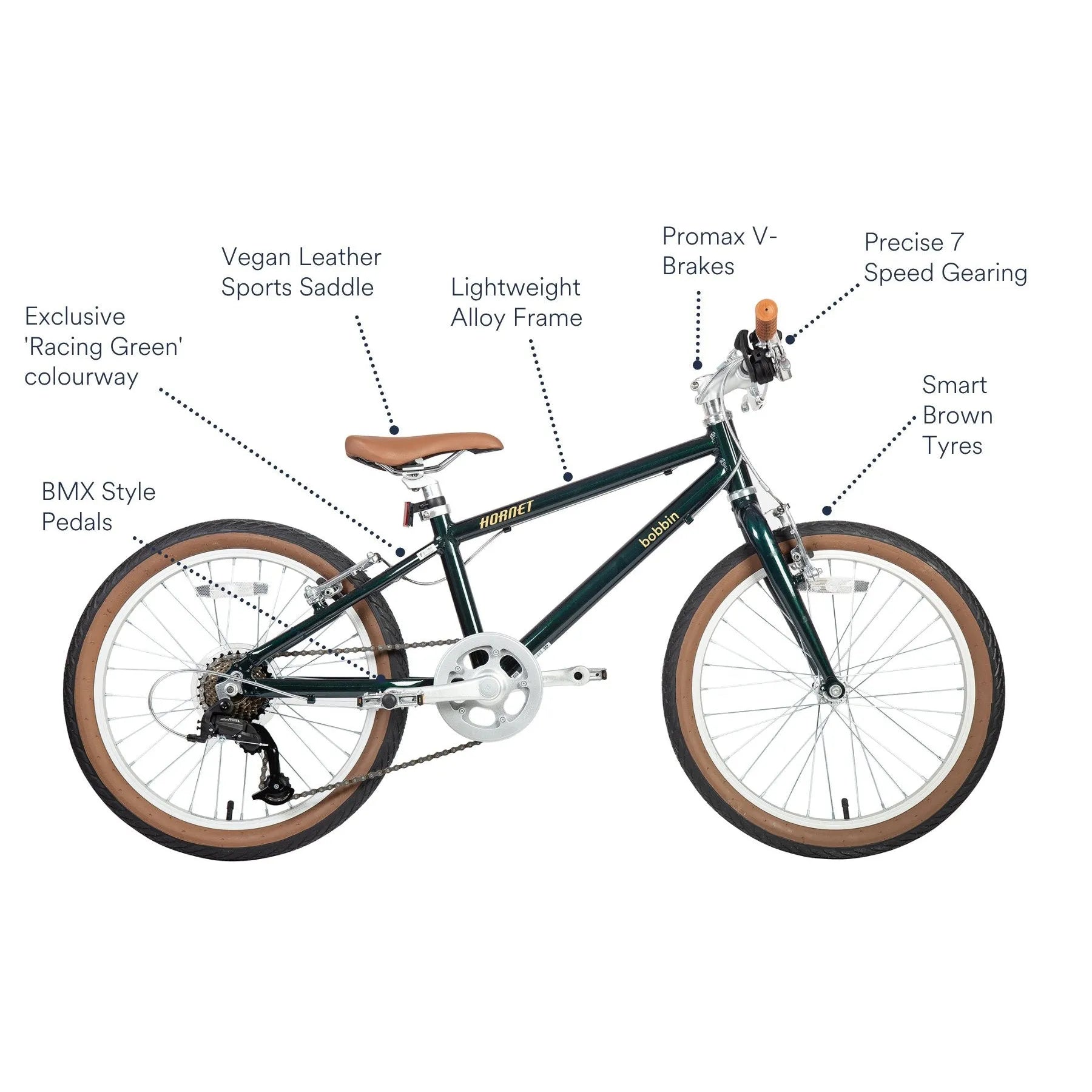 Bike Hornet 20'' - Green - Bobbin - Bicycles