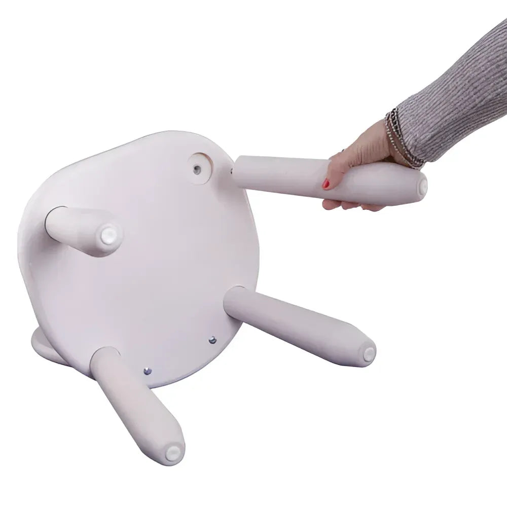 Drevená Detská Stolička White Bunny - Drevené a Plastové Sety - Kidozia