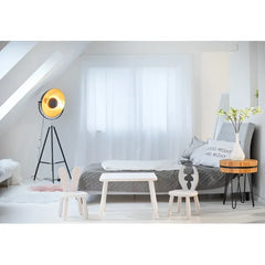 Weißer Kindertisch aus Holz - Sets aus Holz und Kunststoff - Kidozia