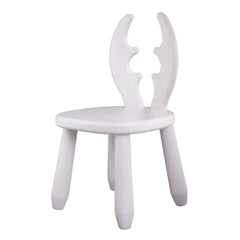 Drevená Detská Stolička White Deer - Drevené a Plastové Sety - Kidozia