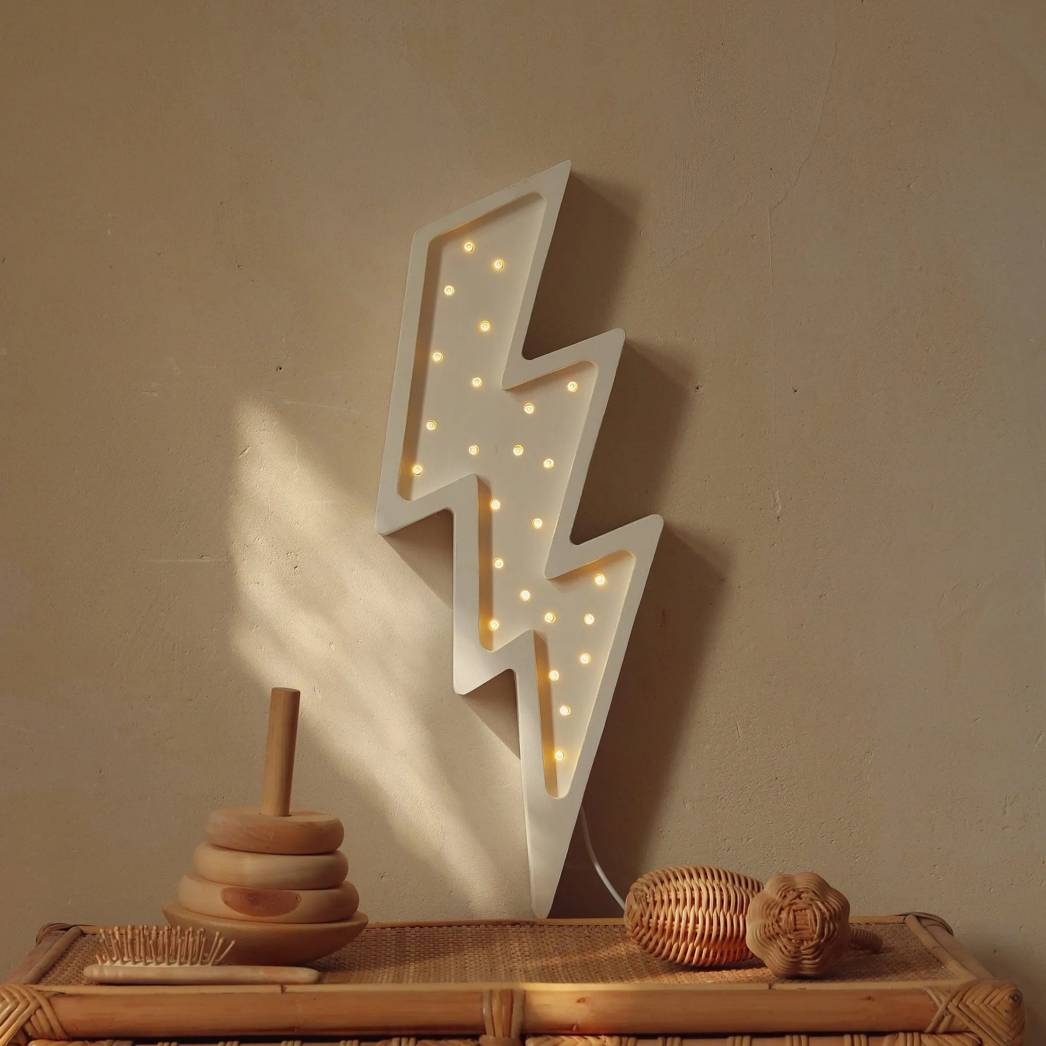 Lightning Lamp - Little Lights - Wooden Lamps