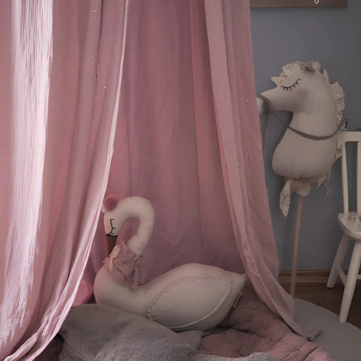 Muslin Canopy - Pale Pink - Muzpony - Canopies
