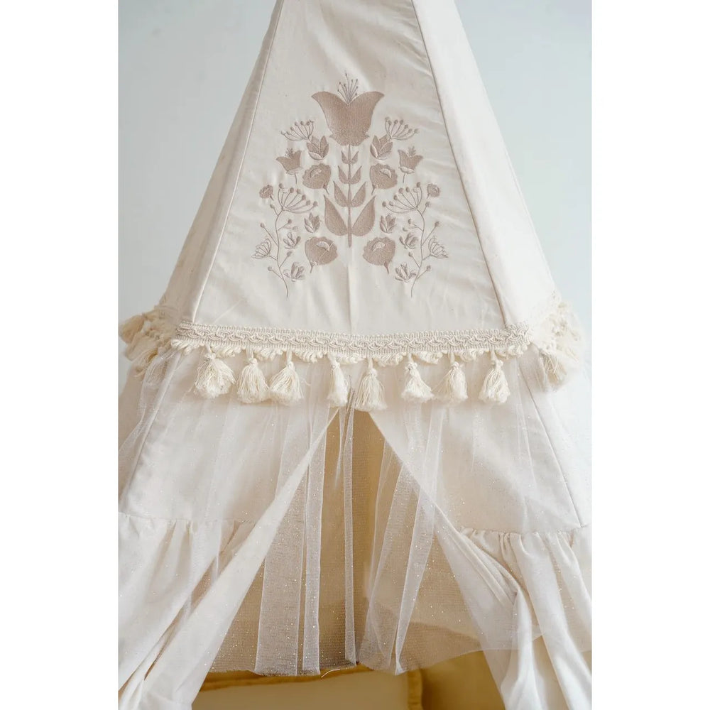 Tente tipi avec tapis - Boho - Moi Mili