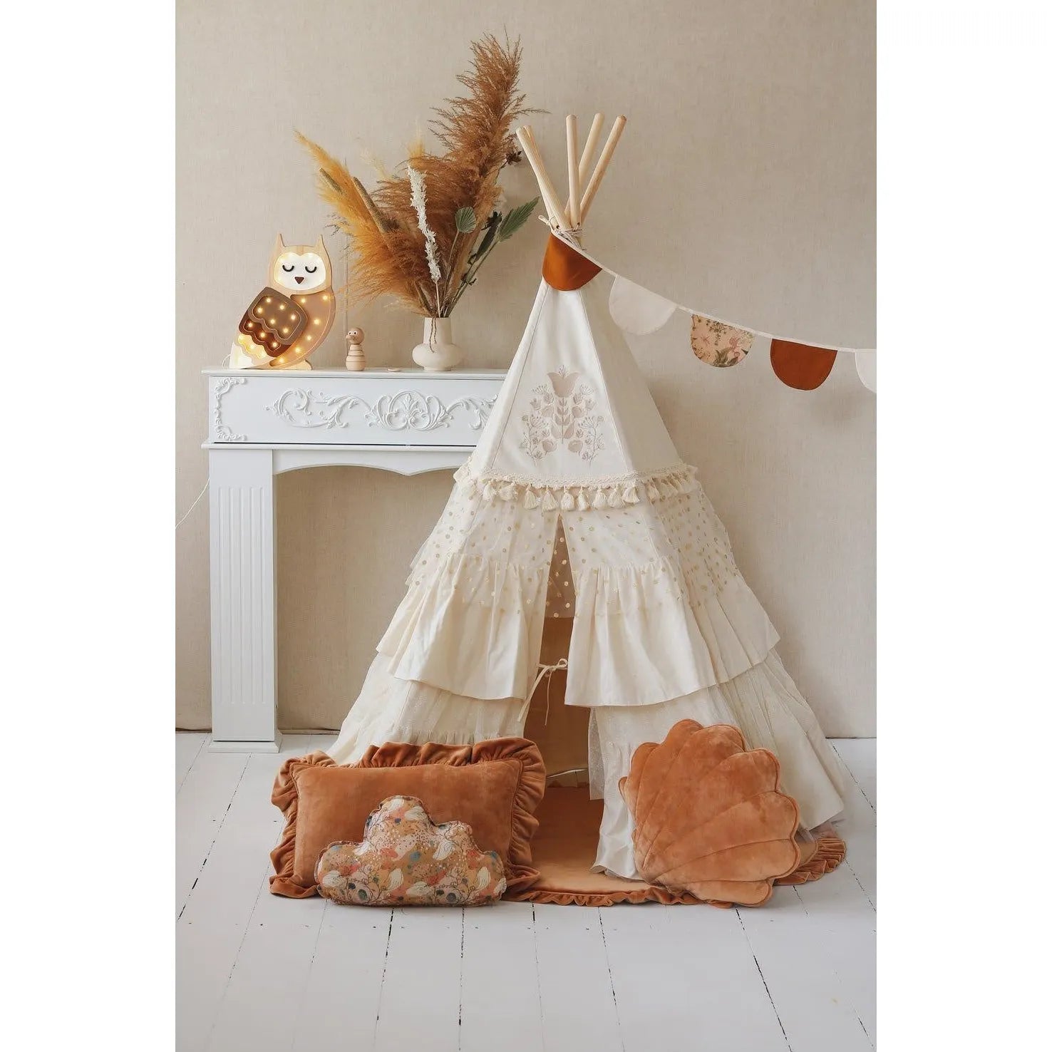Tente tipi avec tapis - Boho - Moi Mili