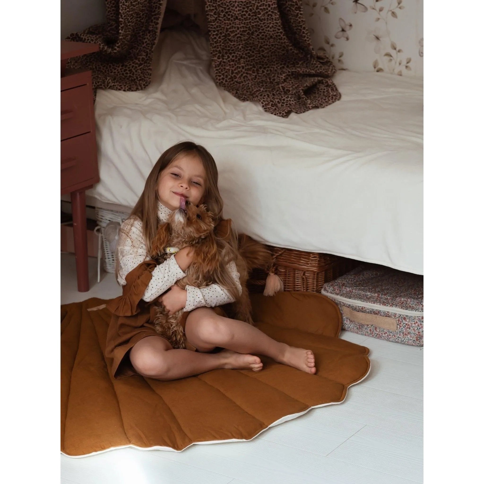 Caramel linen mat - Moi Mili - Mats