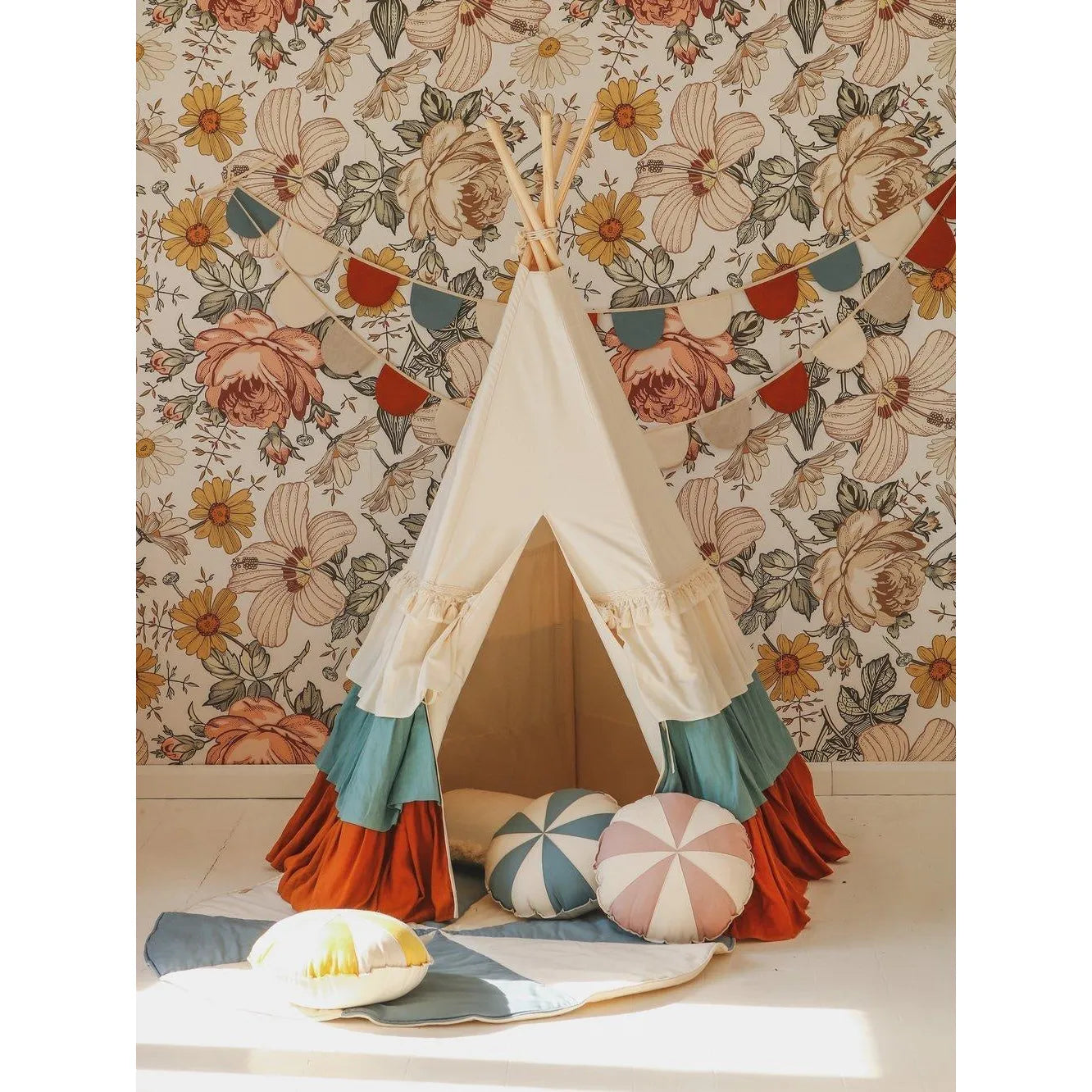 Cirkusový Teepee Stan s Volánky - Teepee - Moi Mili