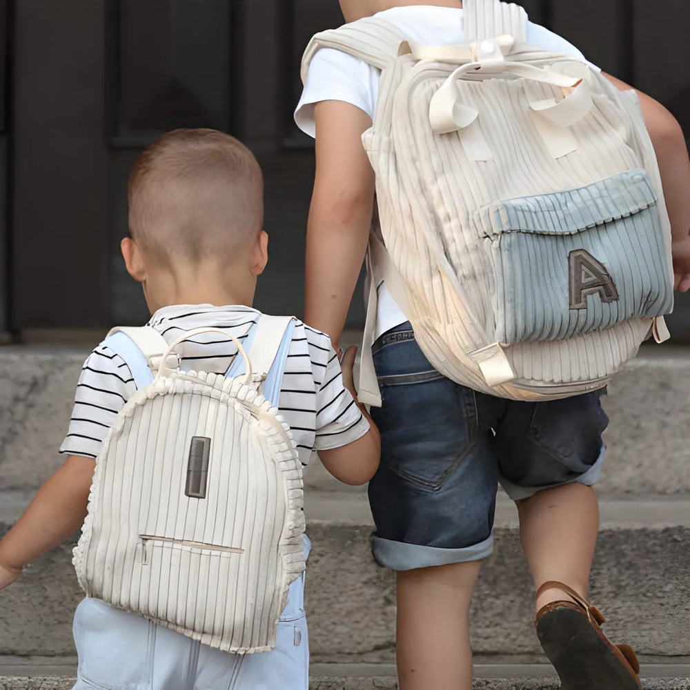Rucksack mit Buchstaben - Weiß - Muzpony - Namensrucksäcke