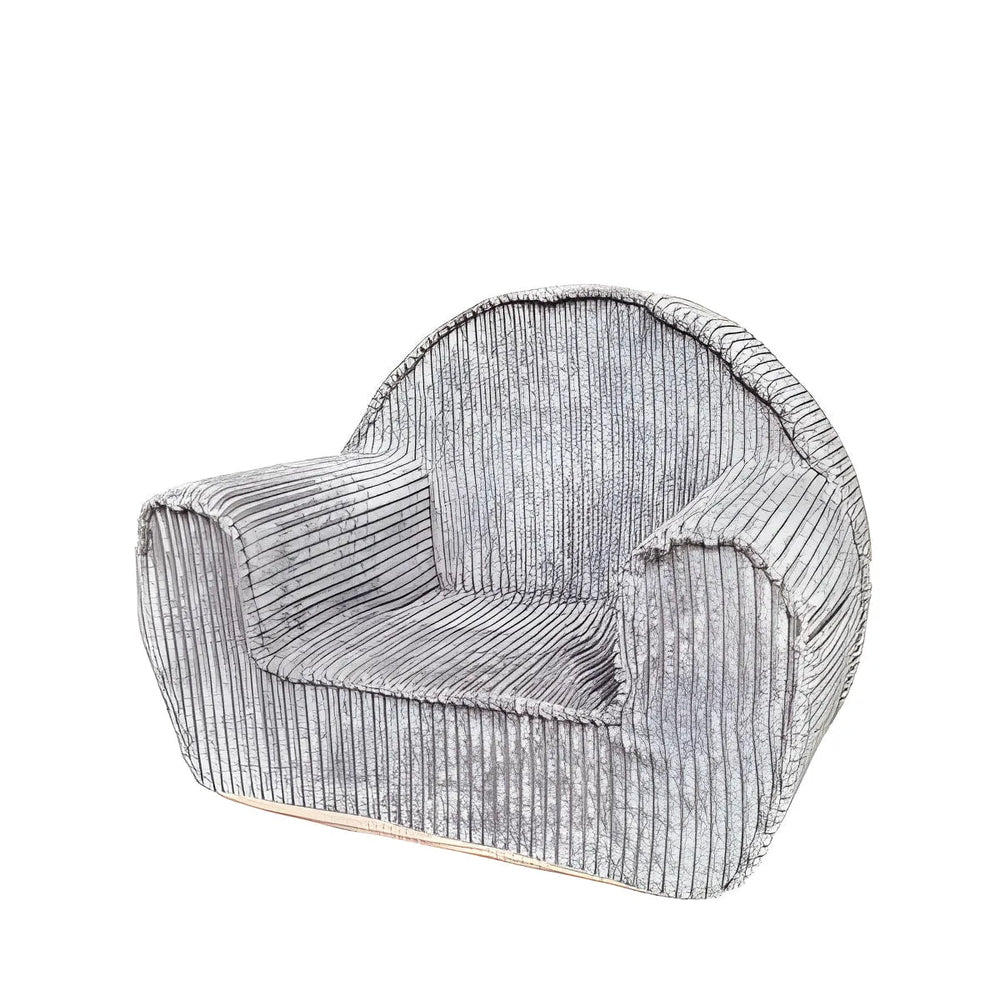 Křeslo - borůvkově Šedé - Muzpony - Křesla