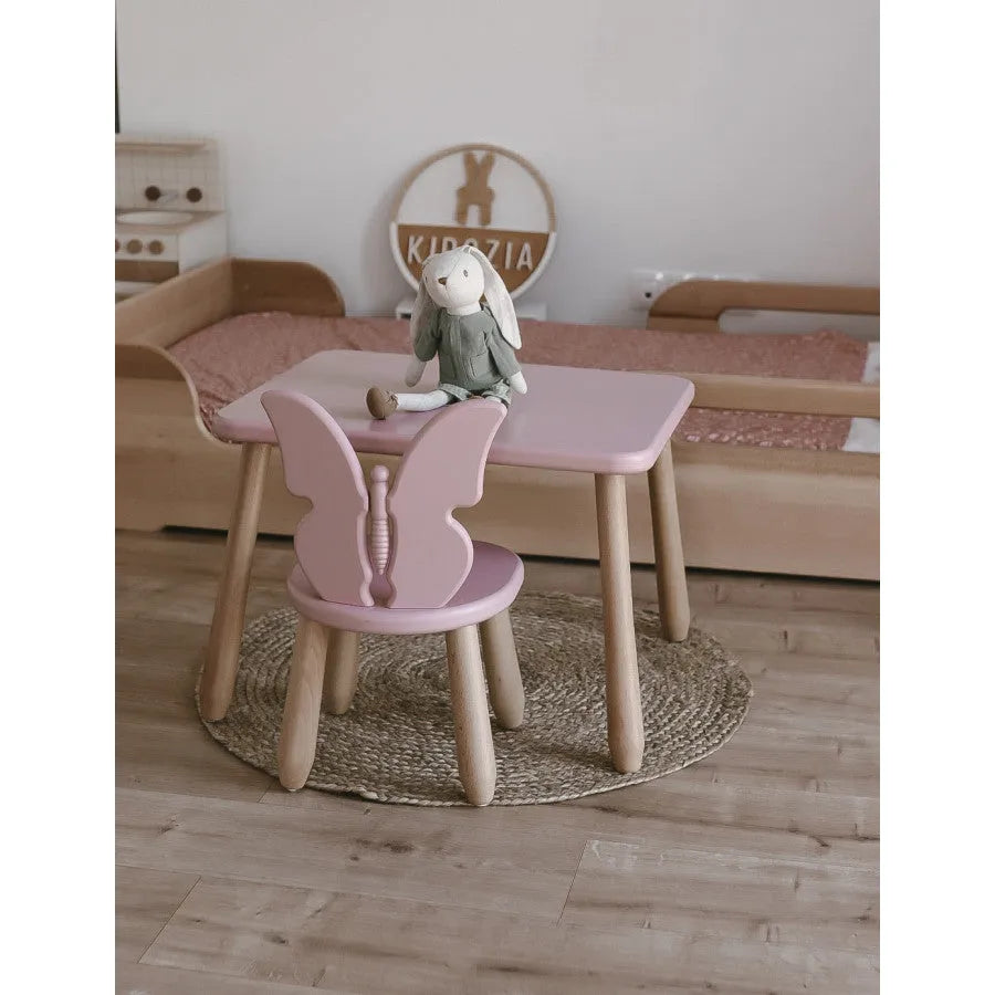 Set di farfalle e rose per bambini - Set in legno e plastica - Kidozia