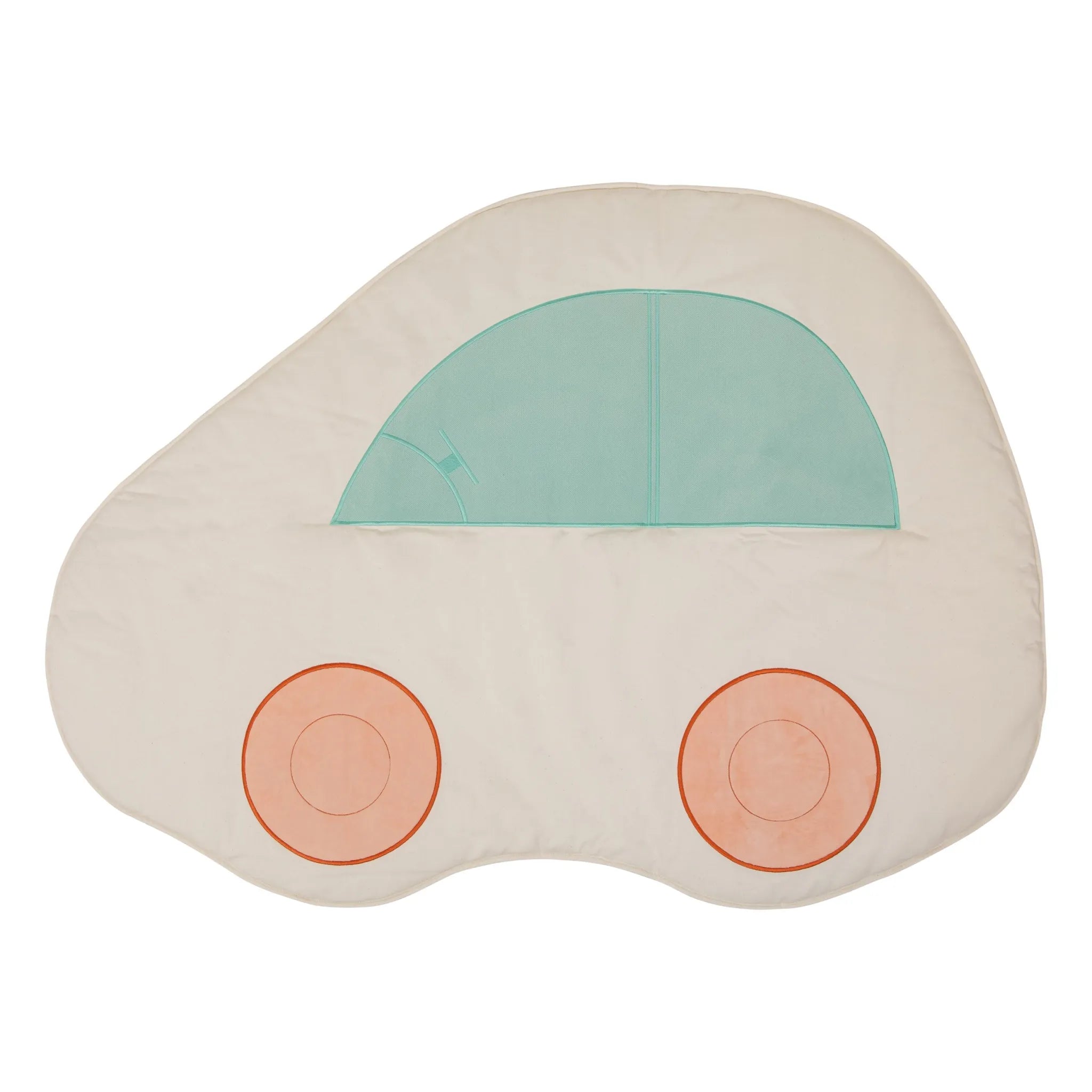 Children's Car Carpet - Powder Mint - Moi Mili