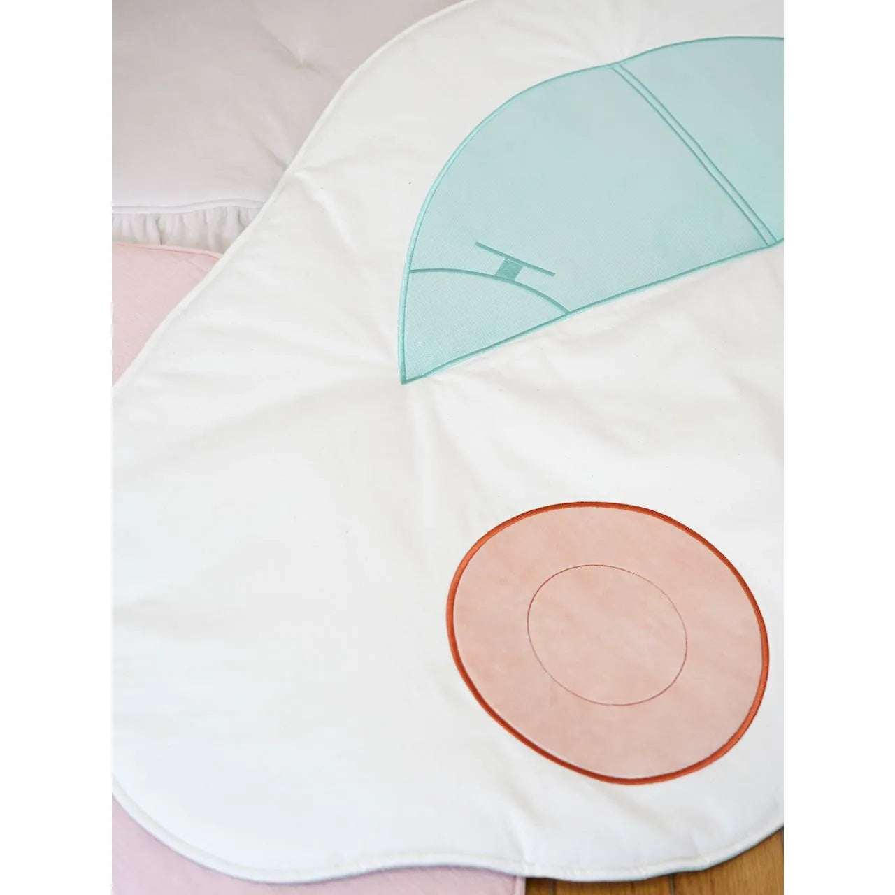 Children's Car Carpet - Powder Mint - Moi Mili