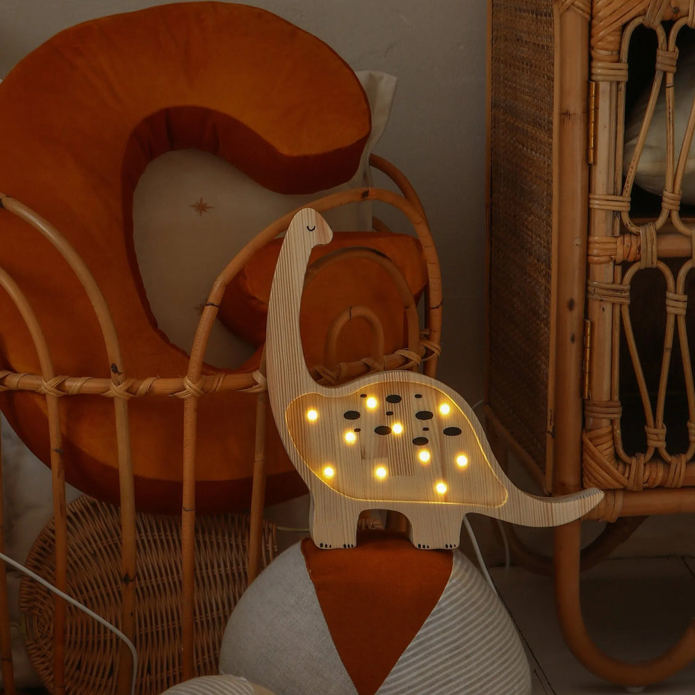Dino Lamp Mini - Piccole Luci - Lampade in Legno