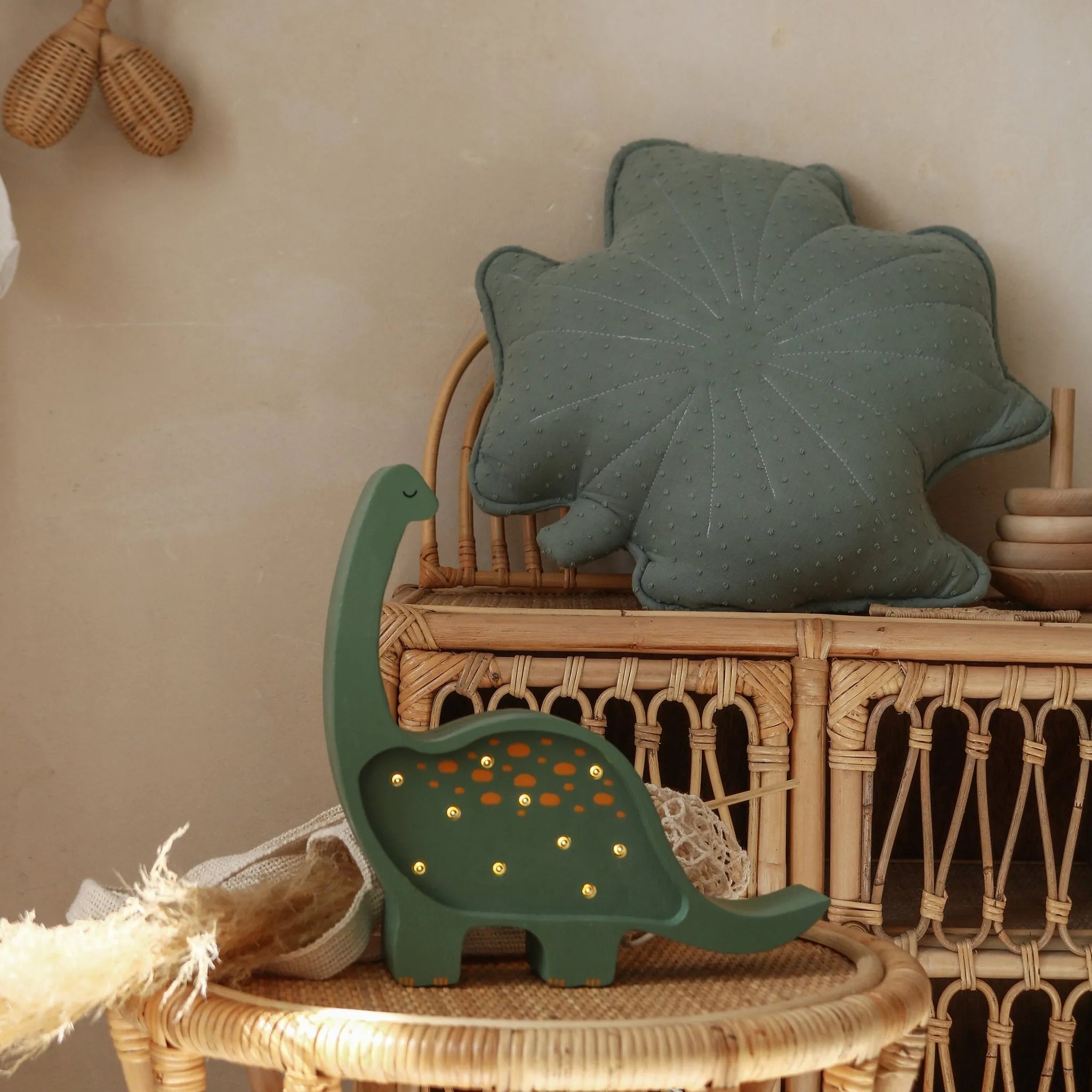 Dino Lamp Mini - Piccole Luci - Lampade in Legno