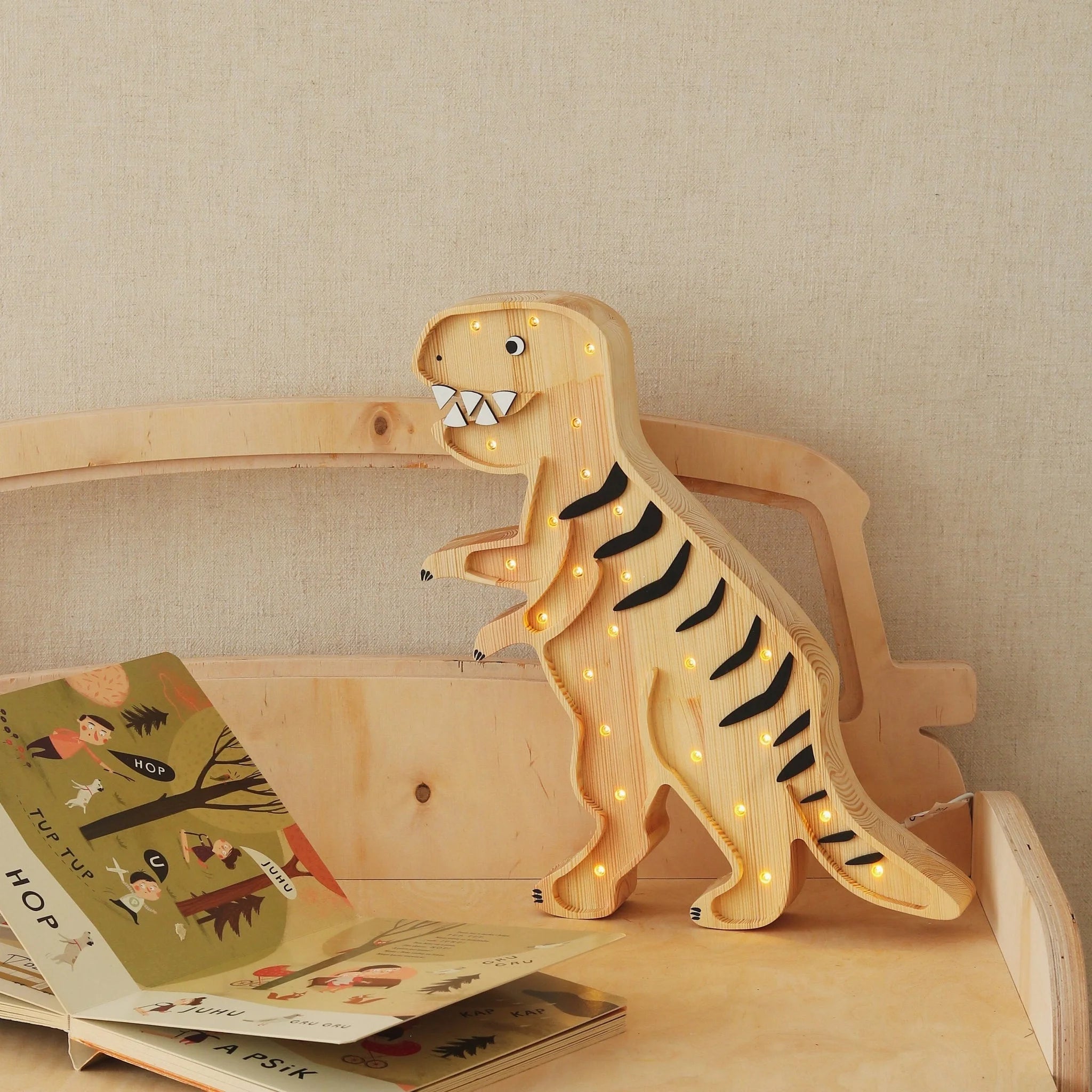 Dino T.rex Lampa - Bedside Lamps - Little Lights