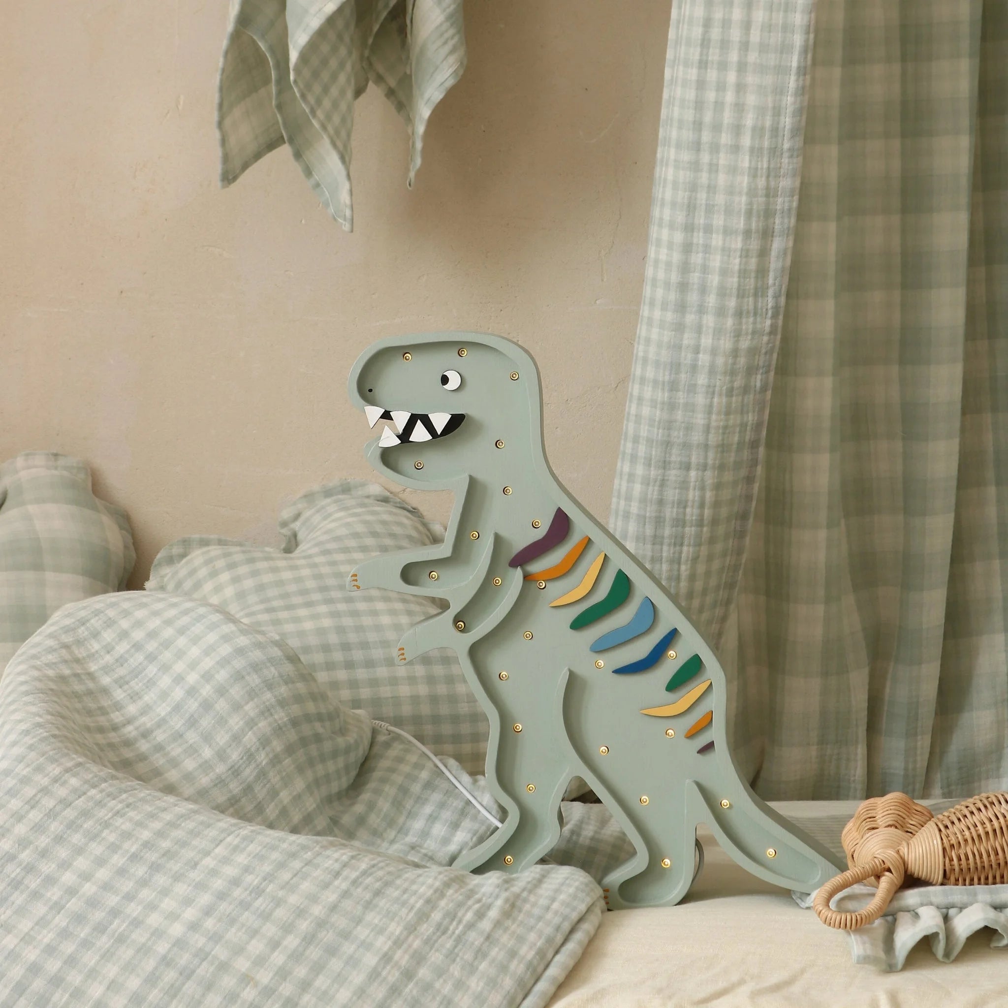 Dino T.rex Lampa - Bedside Lamps - Little Lights